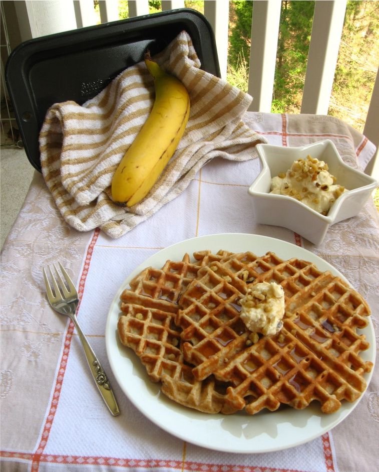 Banana Nut Bread Waffles Willow Bird Baking